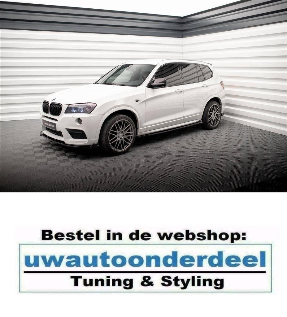 Maxton Design Spoiler Splitter Lip Bmw X3 F25 M Pack, Envoi