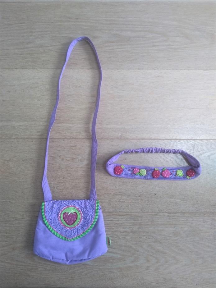 accessoires: Haba - sac fille et serre-tête Violetta, Kinderen en Baby's, Kindermode-accessoires, Ophalen, Zo goed als nieuw