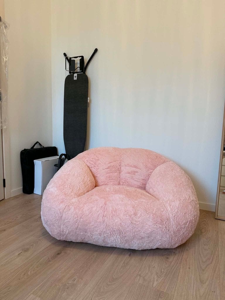 Pouf neuf (fauteuil de lecture) rose 1 place, siège poire, Enlèvement, Neuf, Rose, Siège-poire