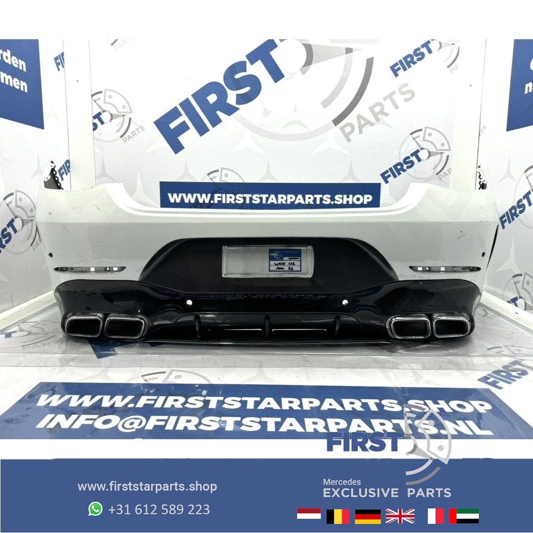 C257 W257 CLS AMG ACHTERBUMPER A2578850801 COMPLEET 63 2017-, Auto-onderdelen, Gebruikt, -, Ophalen of Verzenden, Achter