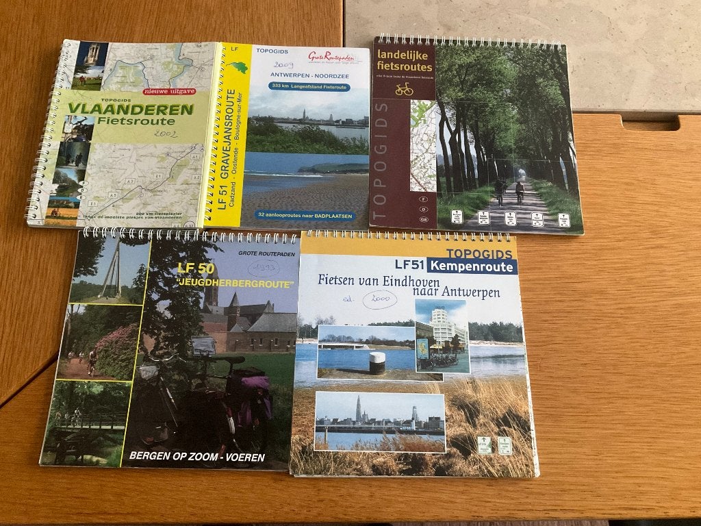 Topogidsen Landelijke Fietsroutes, Ophalen, Gebruikt