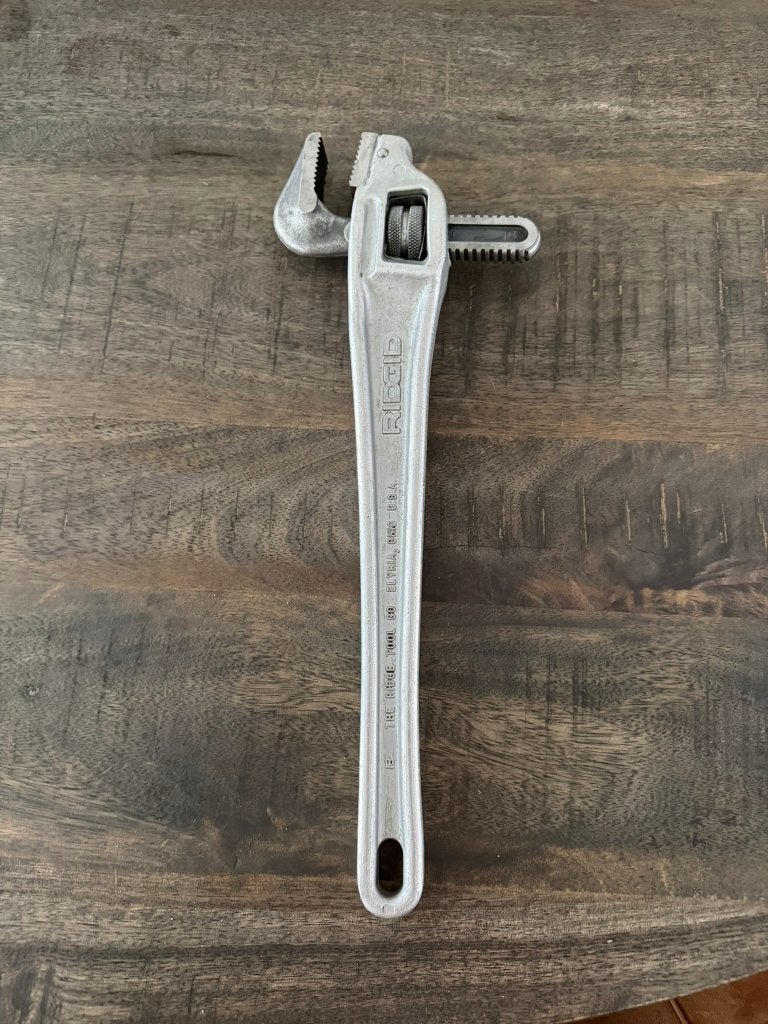 Haakse pijptang Heavy Duty 18” 60mm Ridgid, Doe-het-zelf en Bouw, Gereedschap | Handgereedschap, Ophalen of Verzenden, Gebruikt