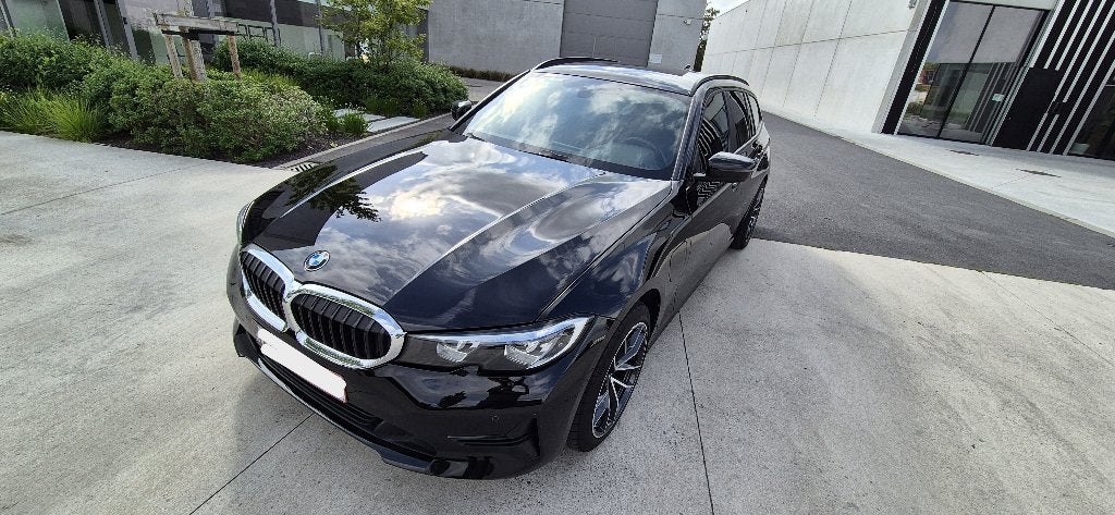 BMW 330E topstaat, Auto's, Automaat, 4 cilinders, Zwart, Lane Keeping Assist