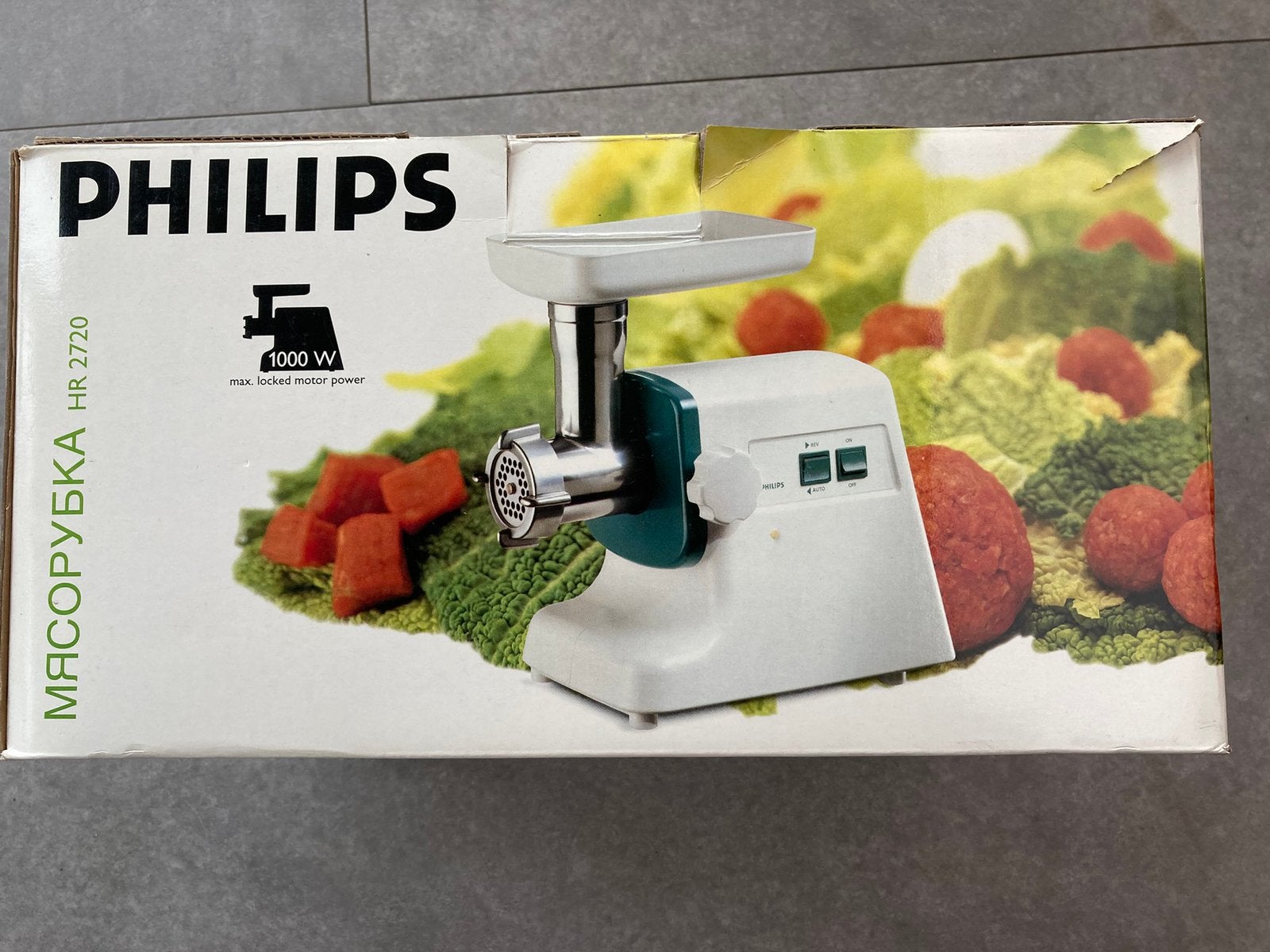 Vleesmolen philips elektrisch, Elektronische apparatuur, Ophalen, Zo goed als nieuw
