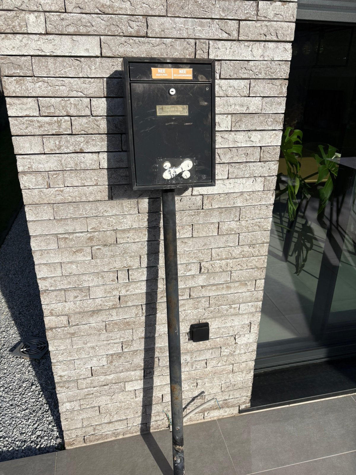Brienvenbus, Tuin en Terras, Ophalen, Gebruikt, IJzer, Staande brievenbus