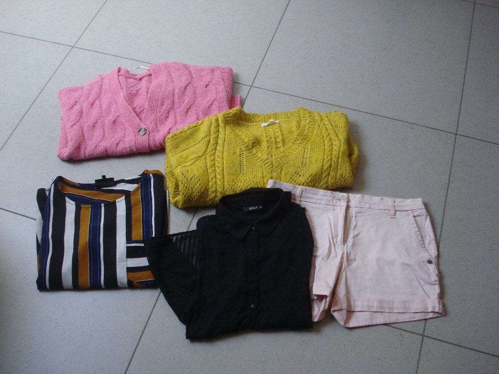 Pakket kledij, dames/meisjes. mt XS/36 (12 stuks), Ophalen of Verzenden, Gedragen, Maat 36 (S)
