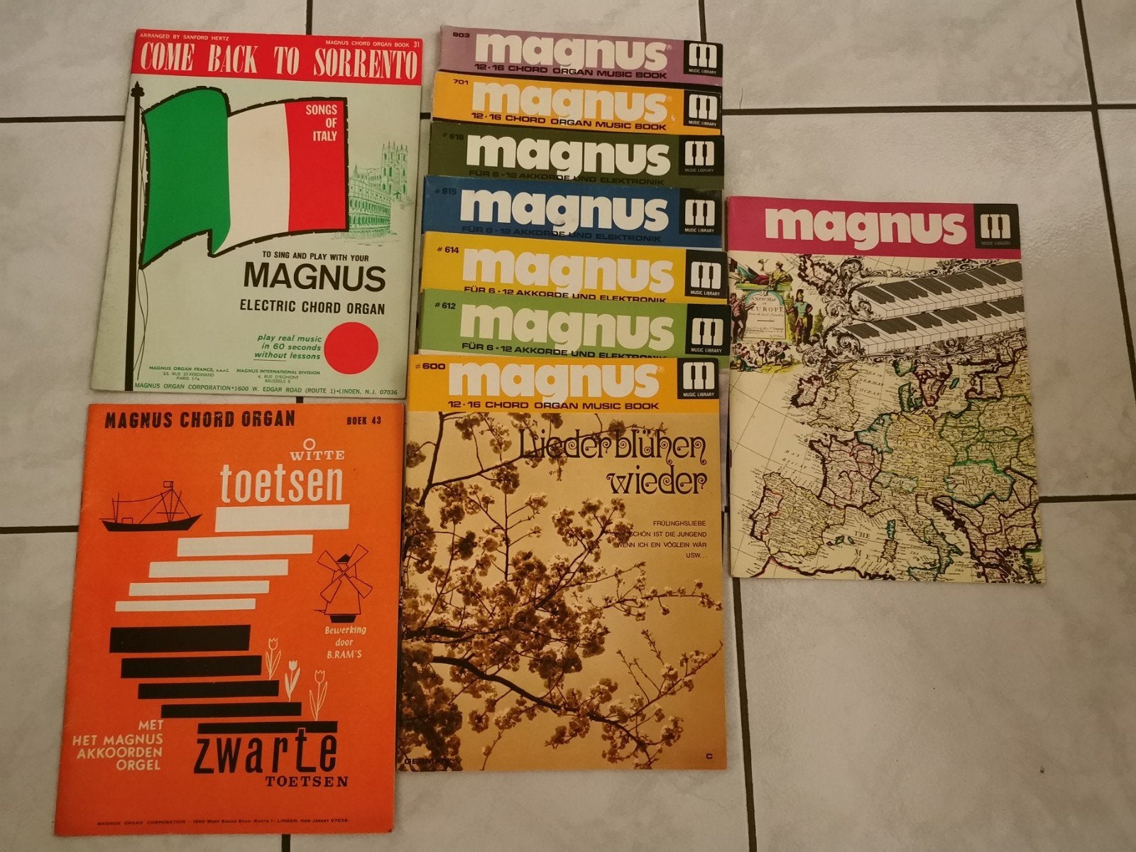 Lot partituren voor orgel Magnus, Musique & Instruments, Orgues, Enlèvement ou Envoi, Utilisé, Orgue