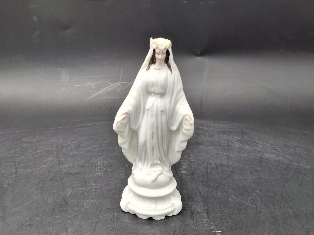 oud porseleinen Maria beeld, begin 1900, Antiek en Kunst, Ophalen of Verzenden