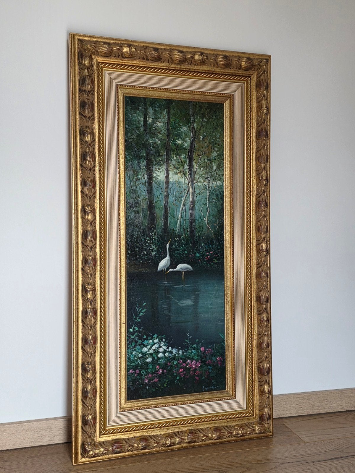 Schilderij olieverf op paneel, Ophalen of Verzenden