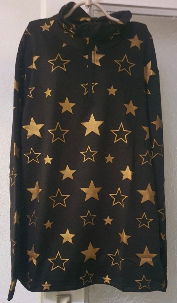 Prachtige ski top met gouden sterren maat: L+XL, Meerkleurig, Nieuw, Ophalen of Verzenden, Maat 42/44 (L)