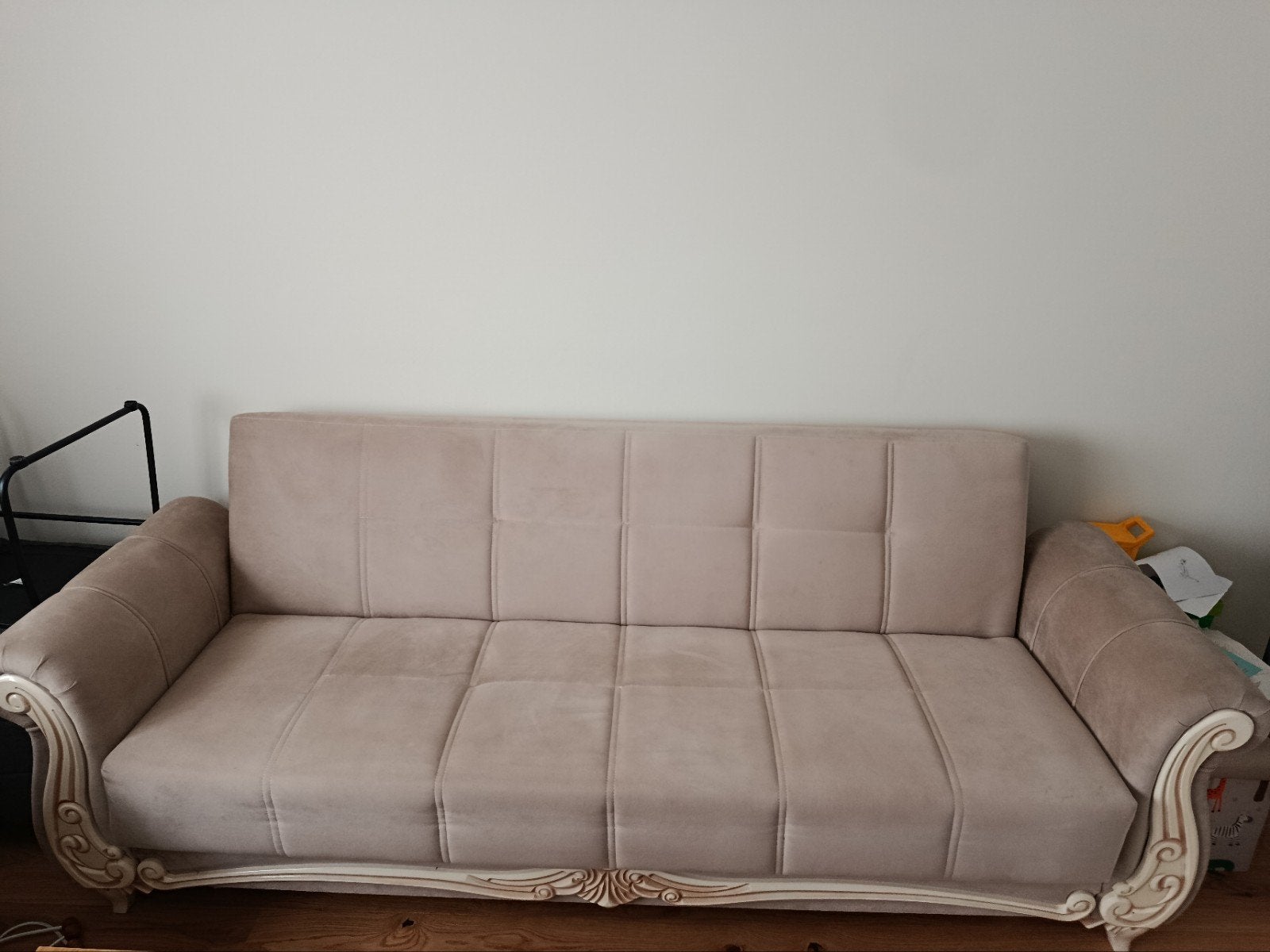 3+2 zit zetel met opbergfunctie, Ophalen