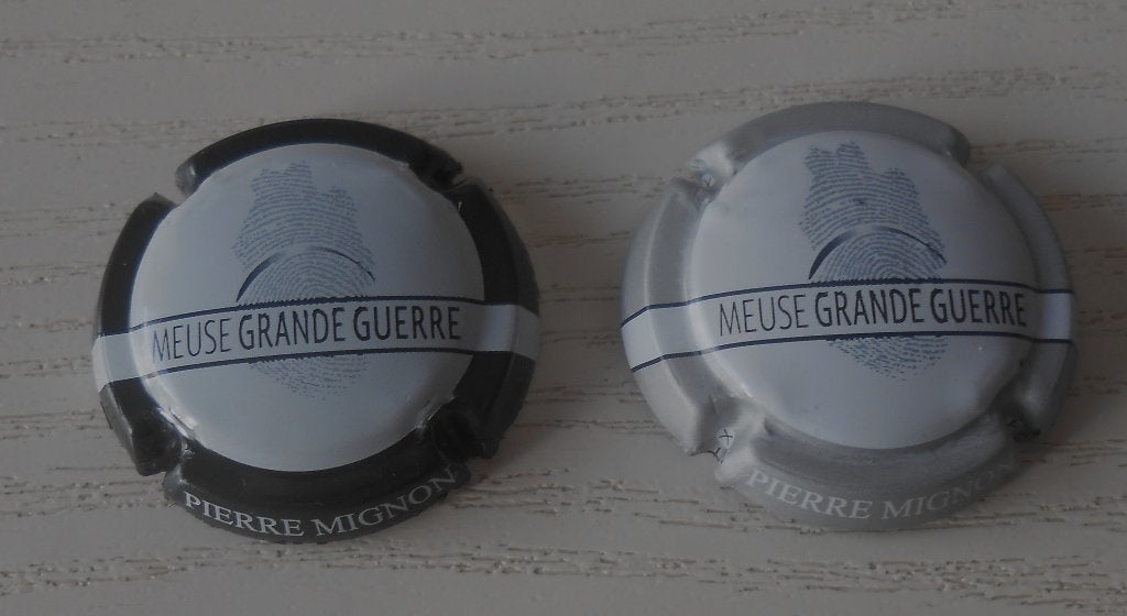 2 capsules de champagne Pierre Mignon - Meuse Grande Guerre, Enlèvement ou Envoi