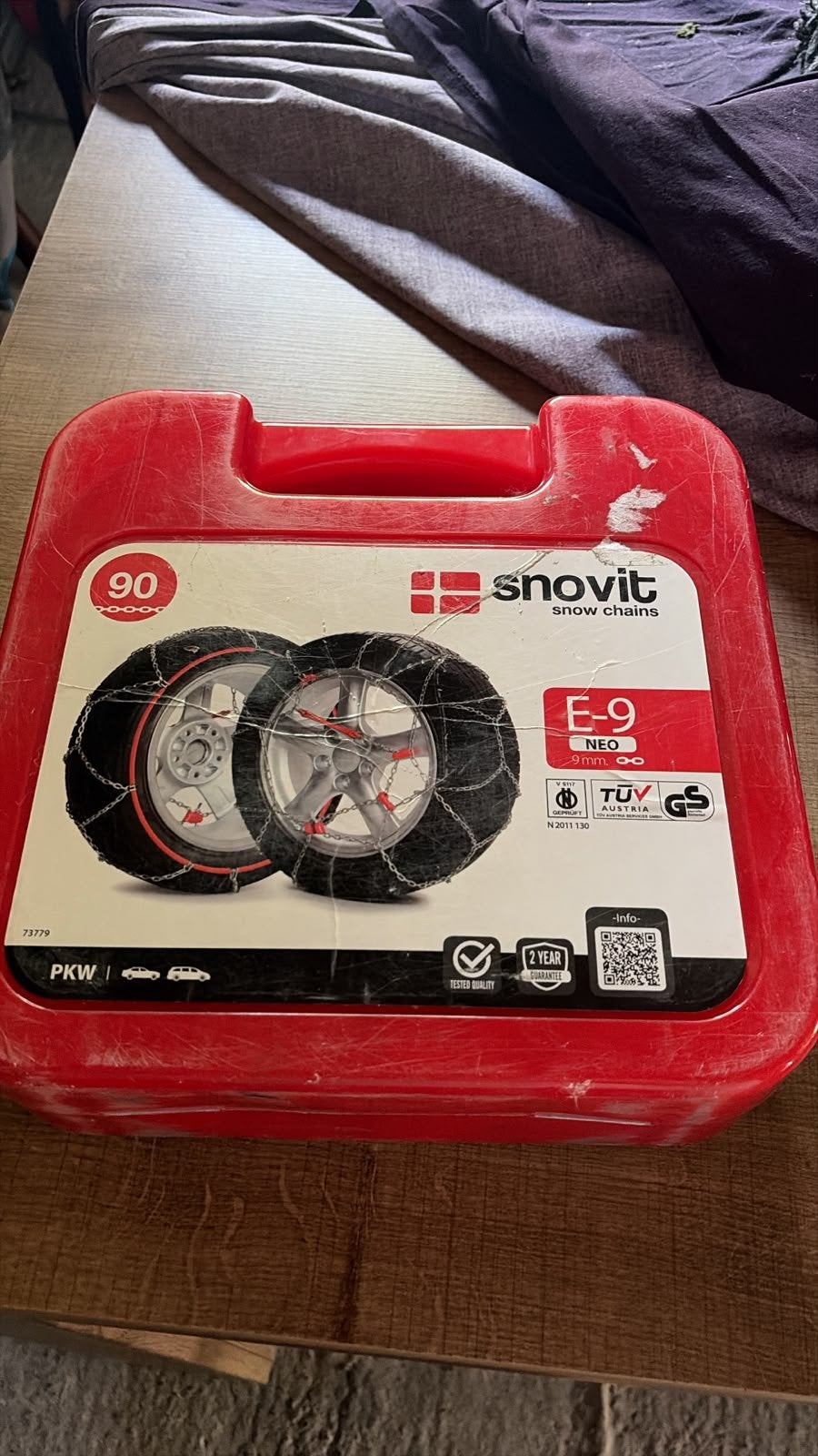 SNOVIT - Sneeuwketting - Nooit gebruikt, Auto diversen, Ophalen, Nieuw