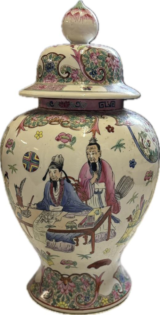 Chinese vaas, Ophalen