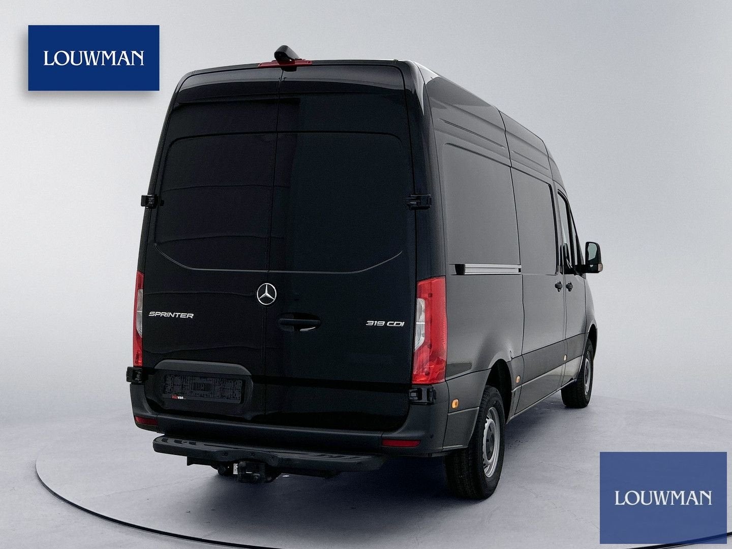 Mercedes-Benz Sprinter 319 1.9 CDI L2H2 Select 3500KG Trekha, Automaat, Zwart, Mercedes-Benz, Bedrijf
