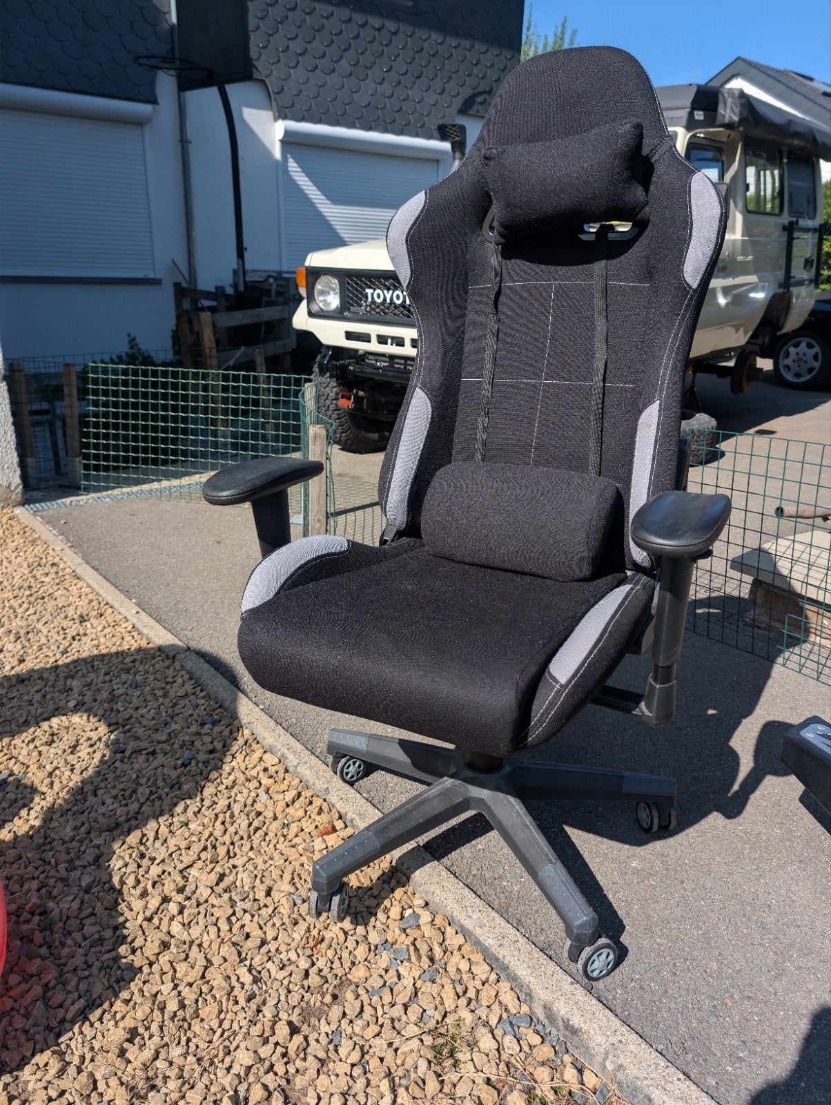 Siege gaming, Comme neuf, Chaise de bureau de gaming, Enlèvement, Chaise de bureau