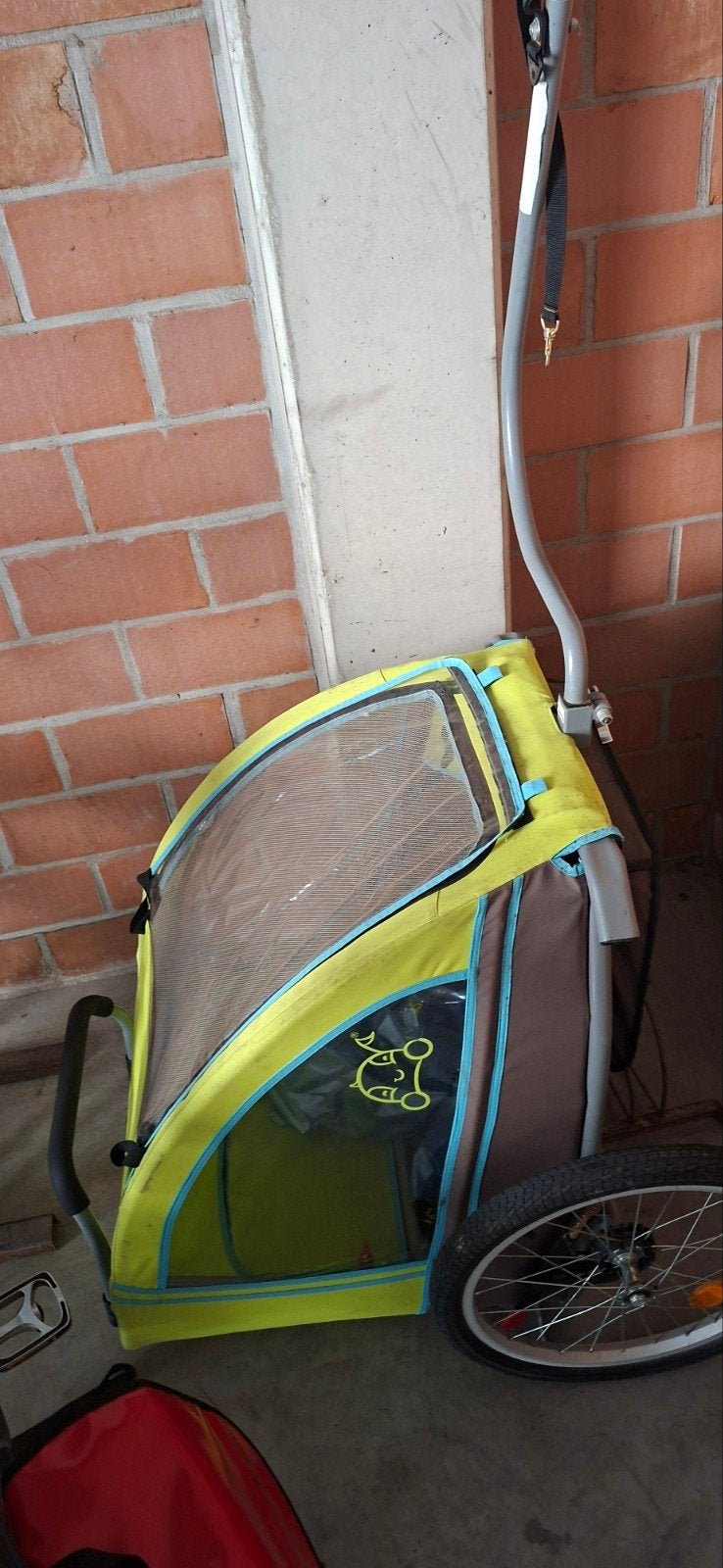 Fiets aanhangwagen, Ophalen, Gebruikt, Bagagekar, Opvouwbaar