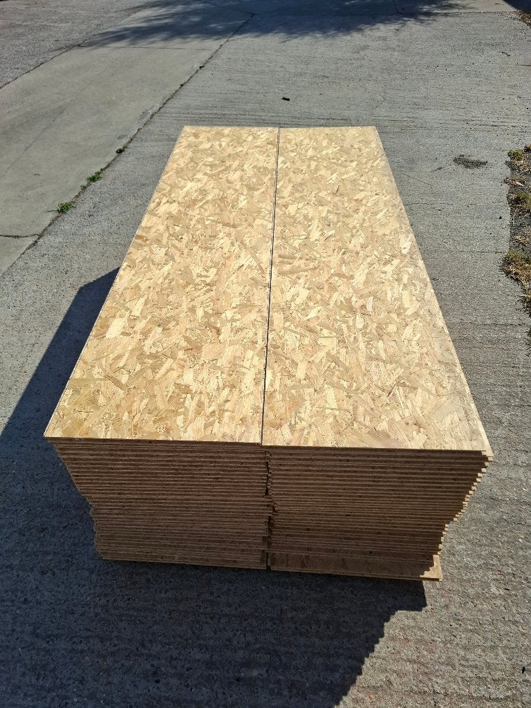 58 plaques OSB 600x1450x22mm, Bricolage & Construction, Plaques & Panneaux, Enlèvement, Neuf, Bois, 20 à 50 mm