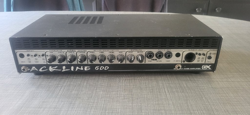 Gallien-Krueger Backline 600, Musique & Instruments, Enlèvement, Utilisé, Guitare basse, 100 watts ou plus
