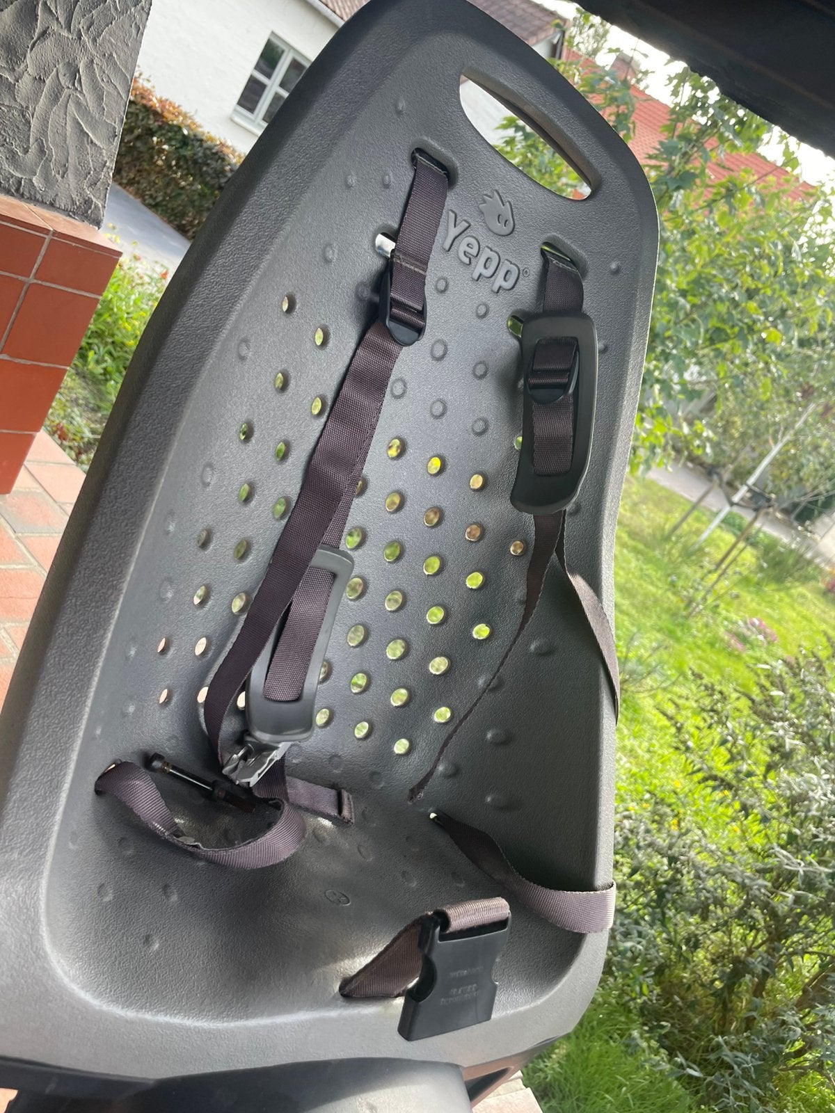 Yepp fietsstoel, Fietsen en Brommers, Achterzitje, Ophalen, 15 t/m 25 kg, Gebruikt