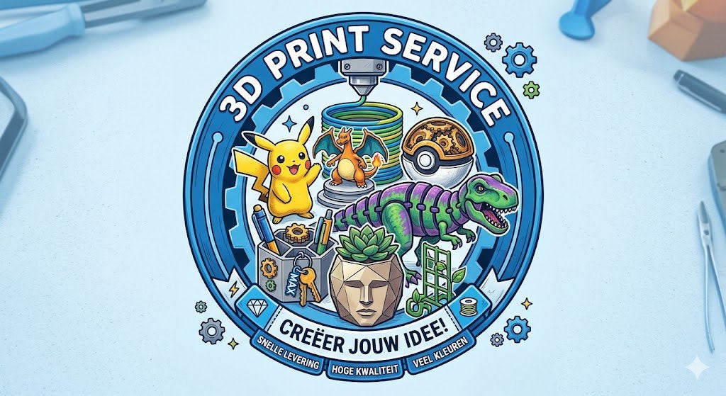 3D Print Service, Computers en Software, 3D Printers, Ophalen of Verzenden, Nieuw