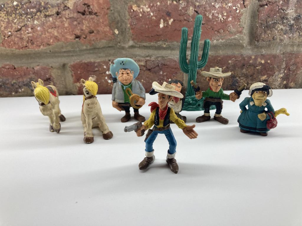 Lucky Luke-figuren, Verzamelen, Beelden en Beeldjes, Ophalen of Verzenden, Gebruikt, Mens