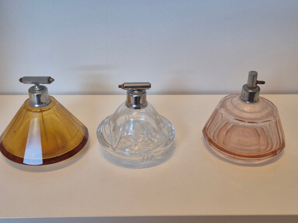 Flacon parfum encien, Collections, Parfums, Enlèvement, Utilisé, Bouteille de parfum
