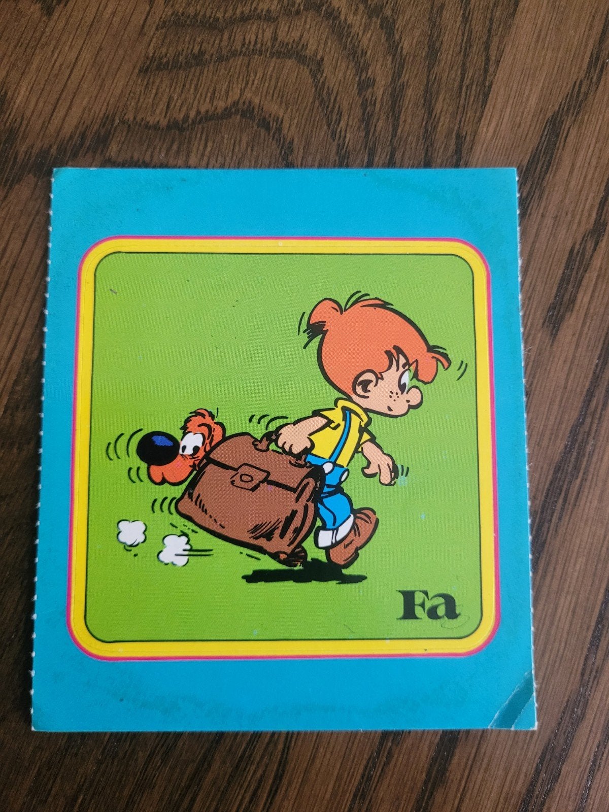 oude sticker bollie en billie, Ophalen of Verzenden