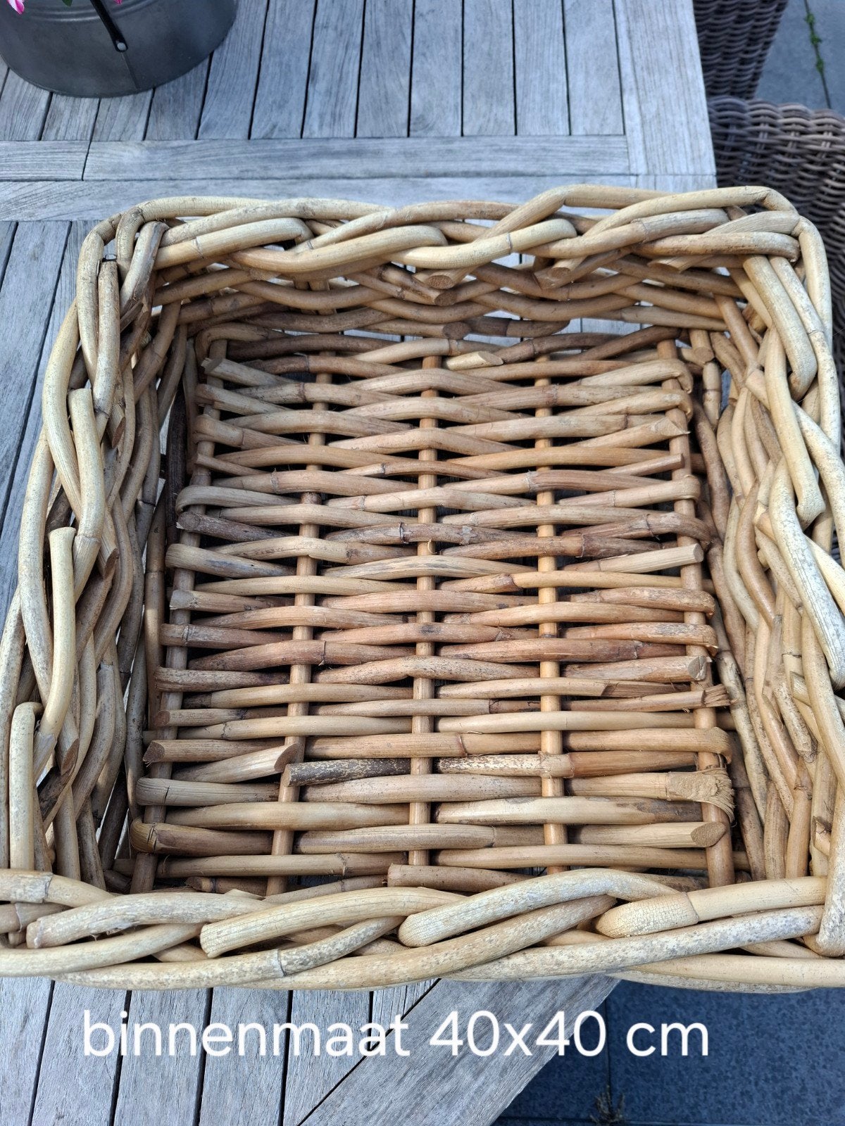 Rieten mand, Huis en Inrichting, Ophalen
