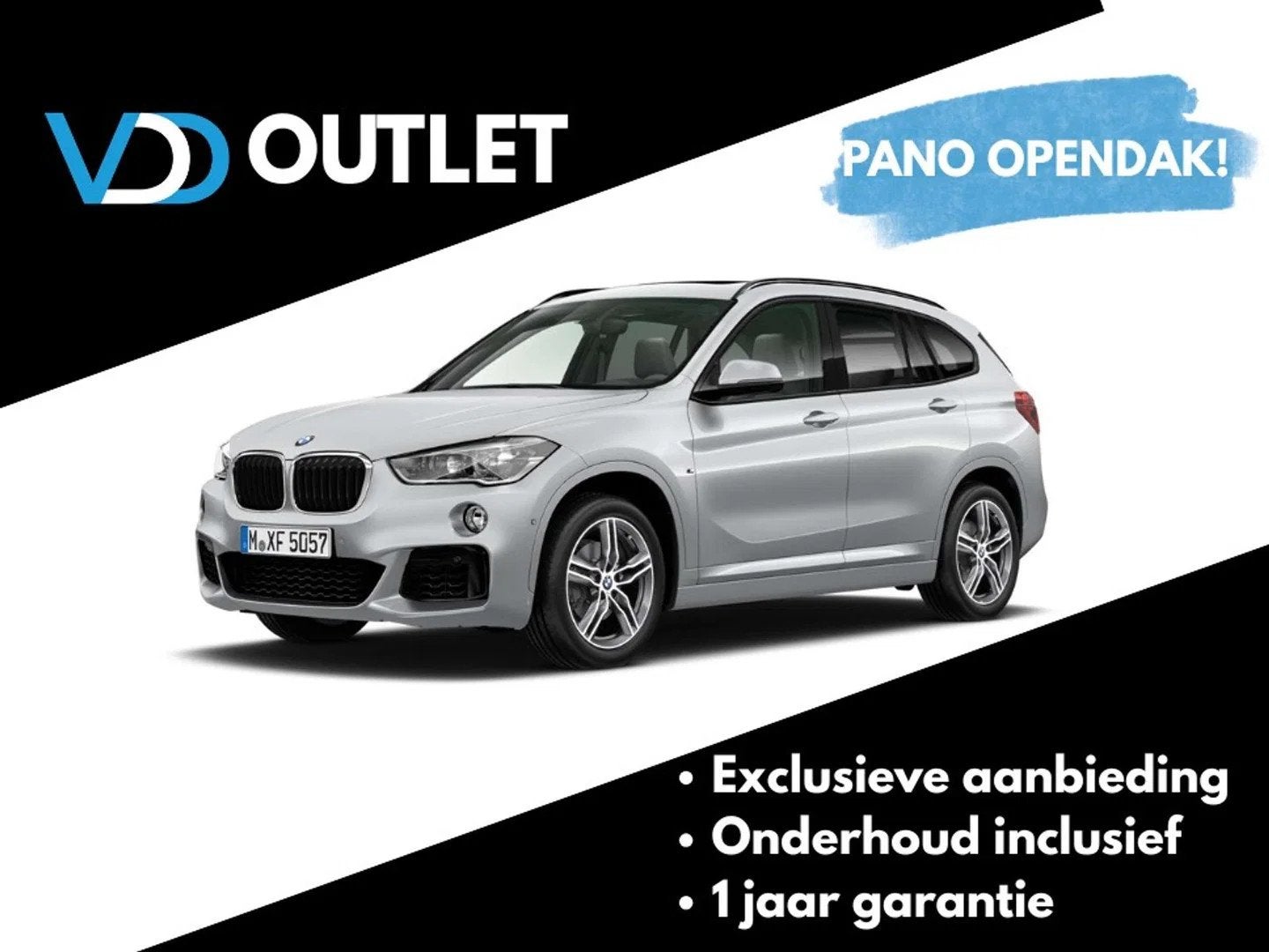 BMW X1 sDrive18dA M Sport / PANO / LEDER / HUD / KEYL / CAM, Auto's, 4 cilinders, 2135 kg, Leder, 5 deurs