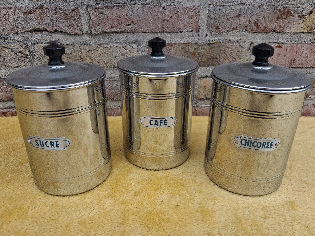3 retro potten, Ophalen of Verzenden