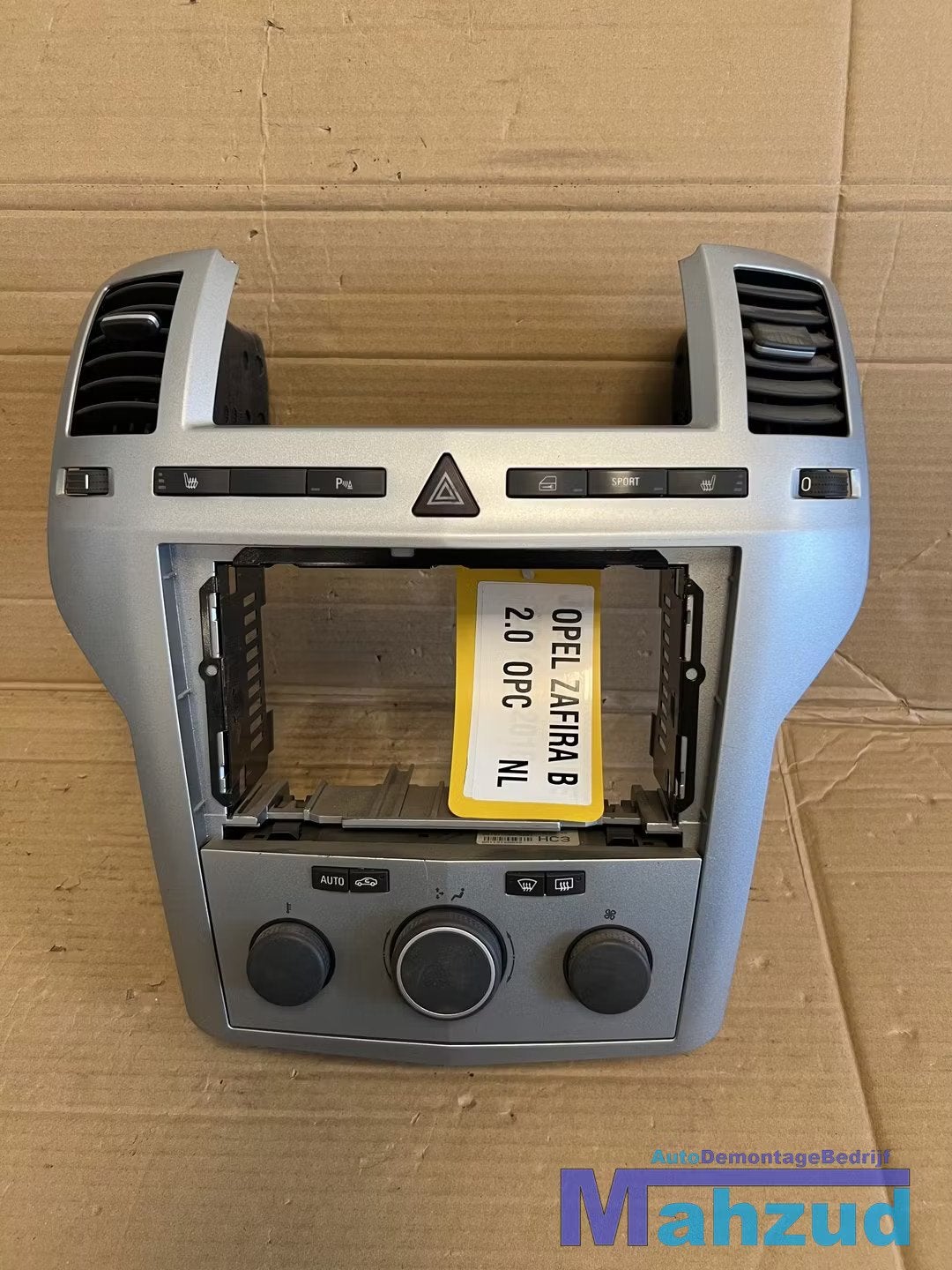 OPEL ZAFIRA B Grijs OPC Middenconsole kachel paneel 2005-201, Auto-onderdelen, Gebruikt, Opel Automobile GmbH, Kontakt@opel-infoservice.de