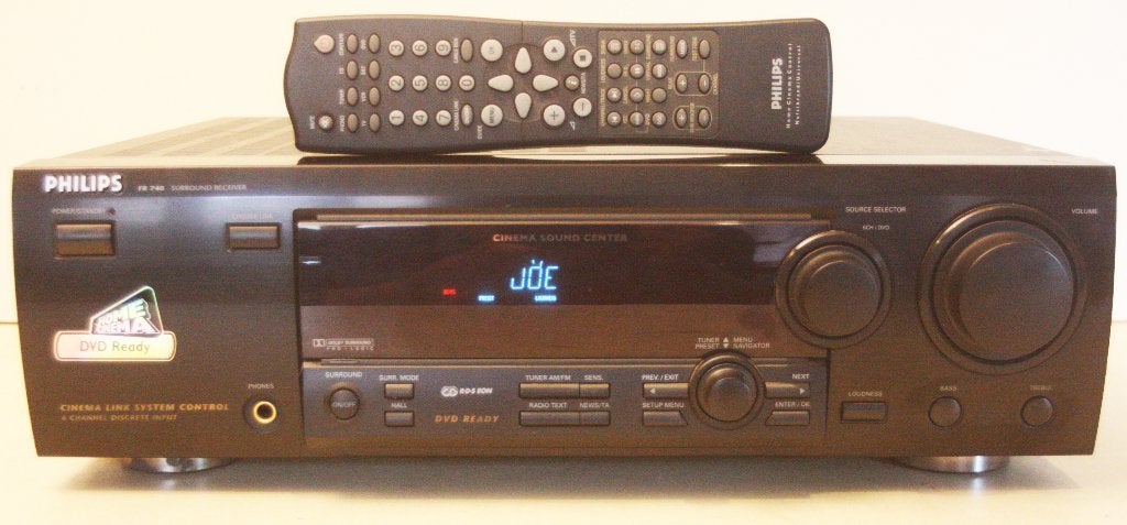 Philips FR 740 Surround Versterker Receiver / 300 Watts, Audio, Tv en Foto, Stereoketens, Ophalen of Verzenden, Zo goed als nieuw