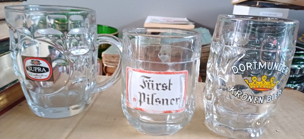 pots à bière en verre, Enlèvement ou Envoi