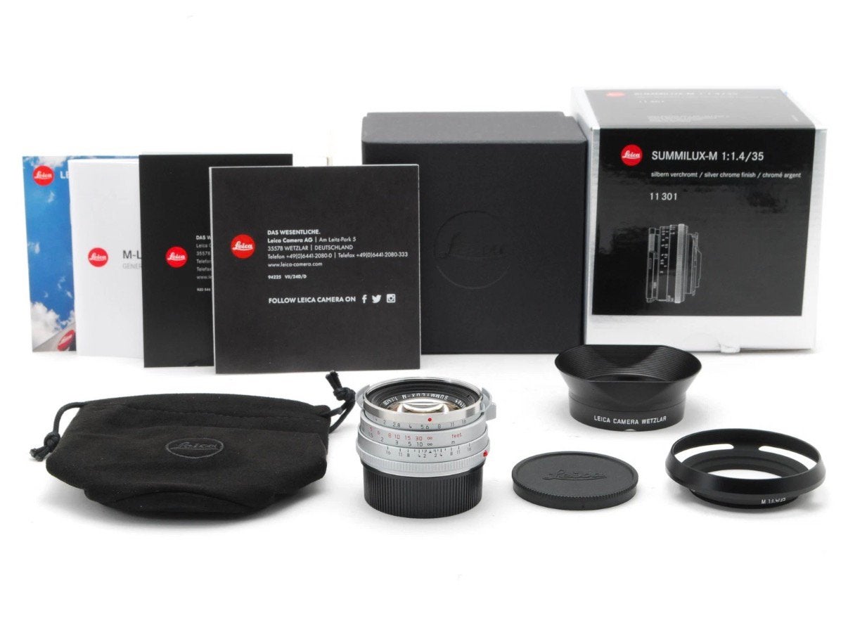 Nieuw Leica Summilux M 35mm 1.4 Steel Rim 11301 35 mm Lens, Ophalen of Verzenden, Nieuw