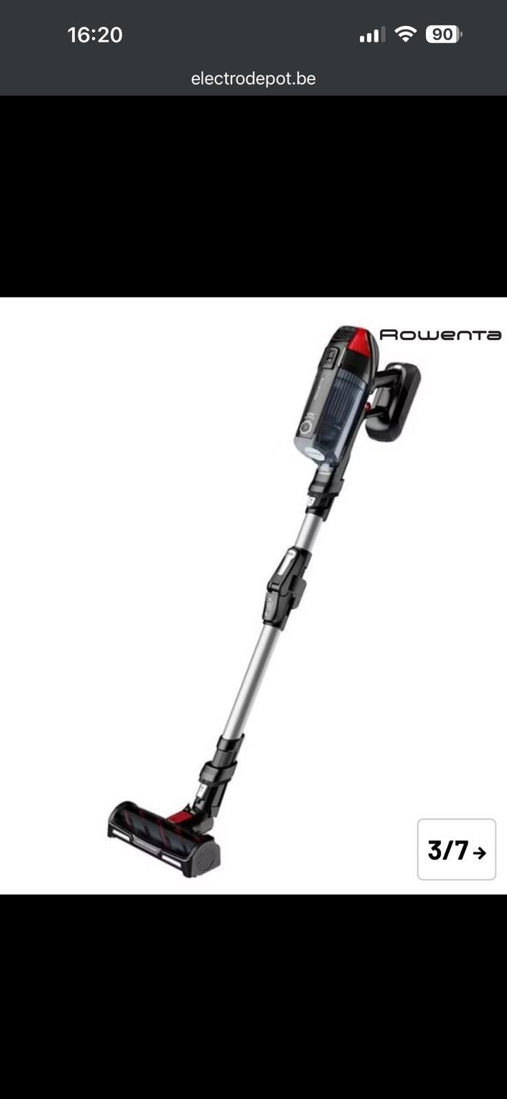 Rowenta 12.60 flex stick stofzuiger als nieuw, Elektronische apparatuur, Stofzuigers, Zo goed als nieuw, Steelstofzuiger, Rowenta