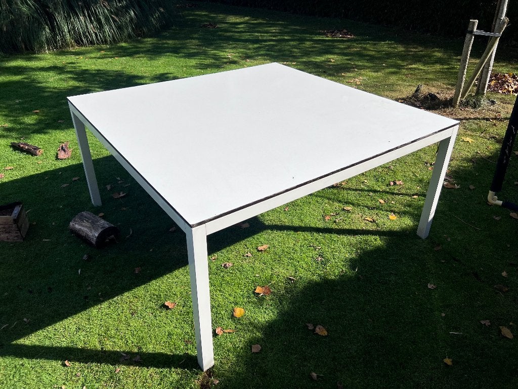 Tuintafel, Tuin en Terras, Ophalen, Gebruikt, Vierkant, Overige materialen