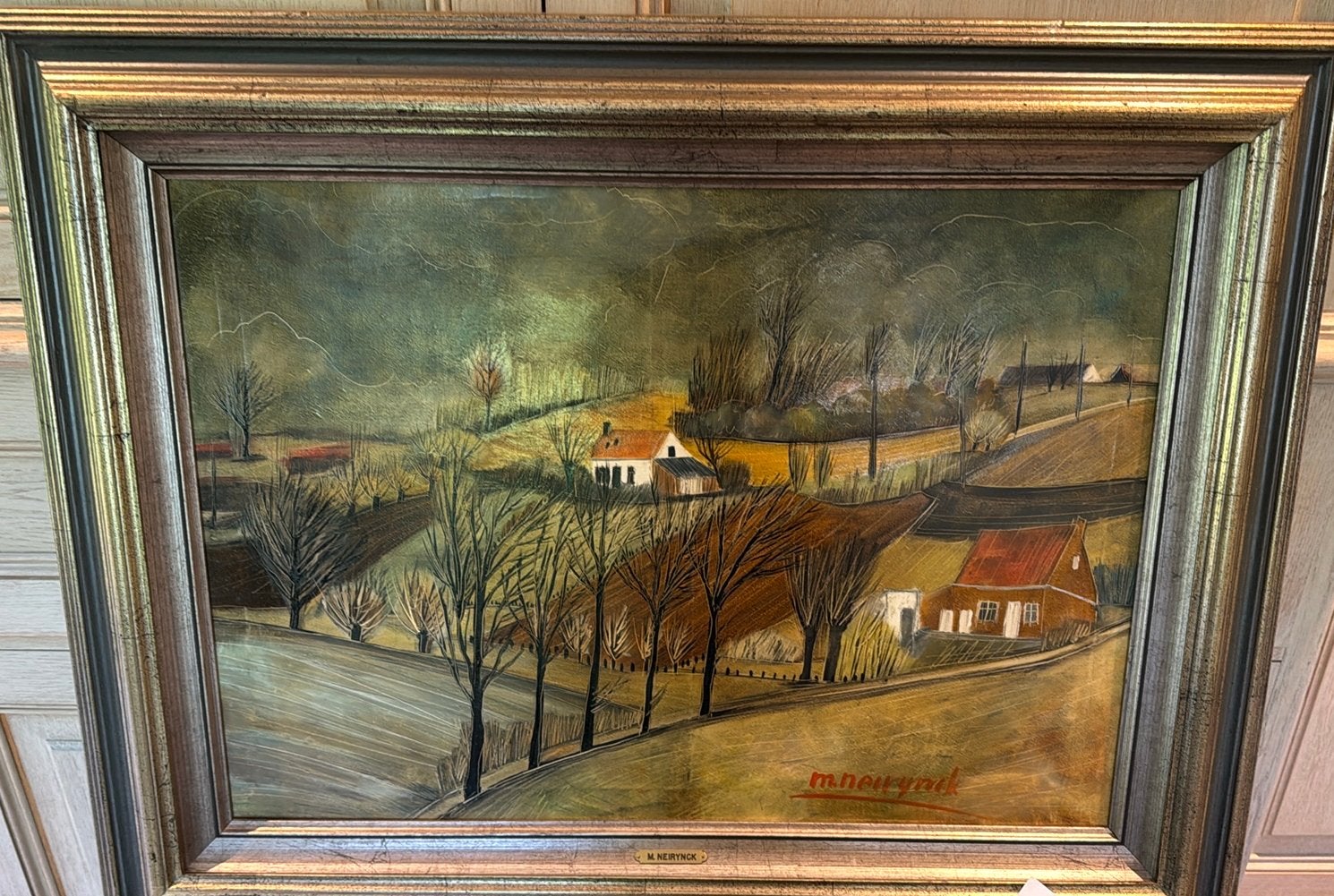 Landelijk landschap dood M Neirynck, Ophalen, Zo goed als nieuw