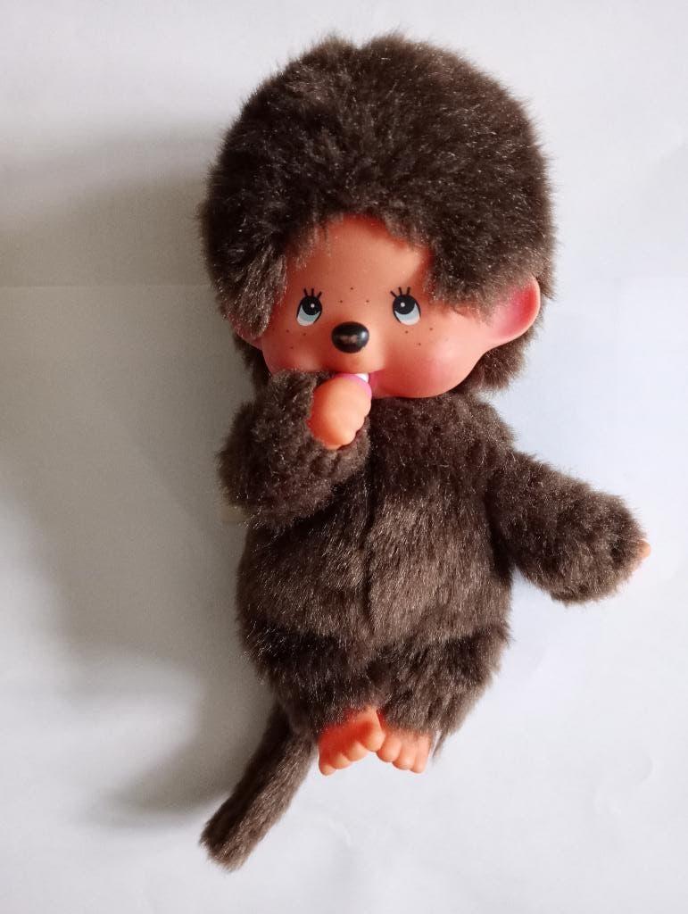 Bruine monchhichi 20 cm, Enlèvement ou Envoi, Comme neuf