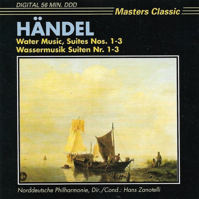 VENTE - CD NORDDEUTSCHE PHILHARMONY - Water Music, Su, Envoi