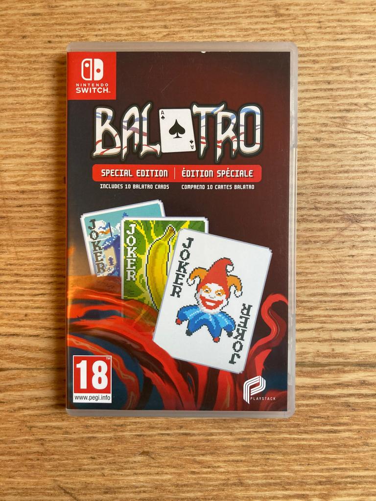 Balatro Special Edition (Switch), Games en Spelcomputers, Vanaf 18 jaar, Overige genres, 1 speler, Ophalen of Verzenden