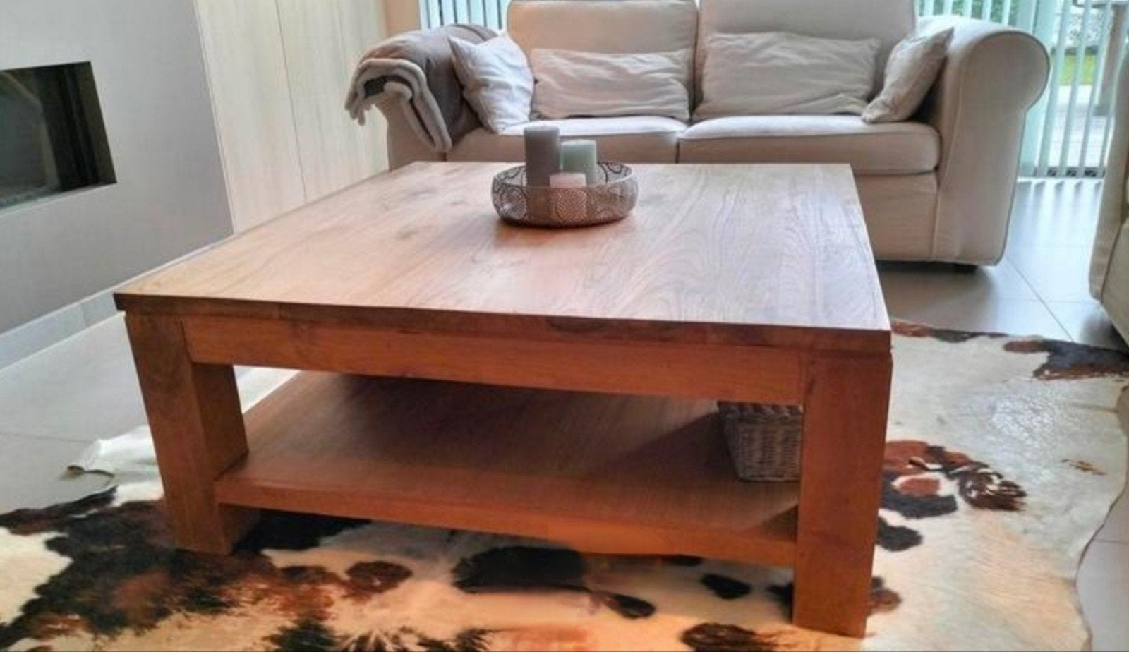 Salontafel teak, Ophalen, Teakhout