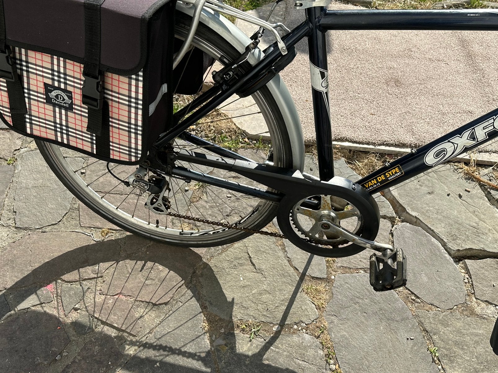 Oxford herenfiets 7v +  naafdynamo, standlicht + fietstassen, Fietsen en Brommers, Ophalen, Zo goed als nieuw