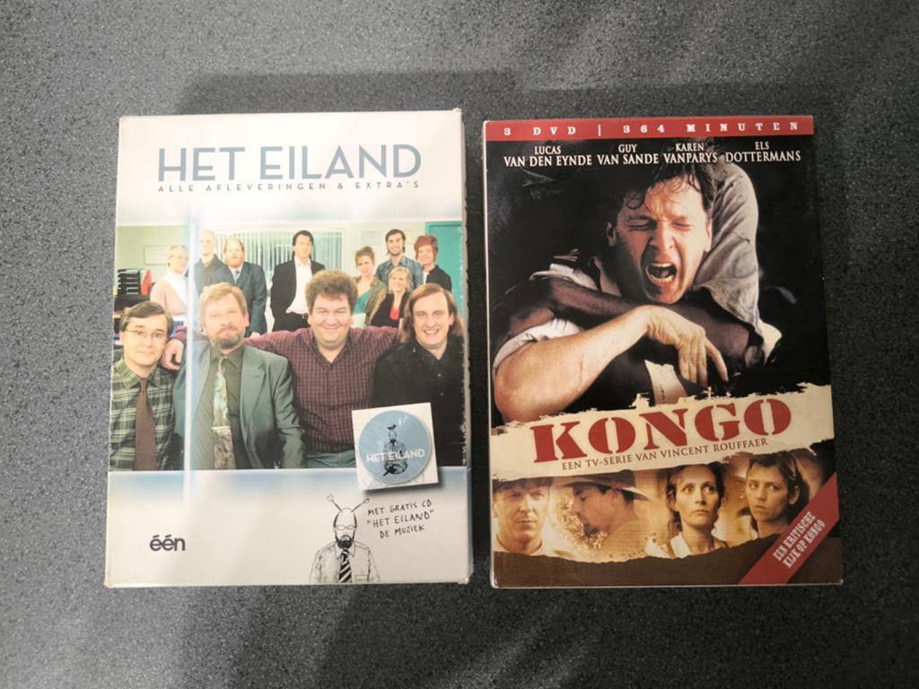Volledige dvd collectie van het eiland en Kongo, Cd's en Dvd's, Ophalen of Verzenden