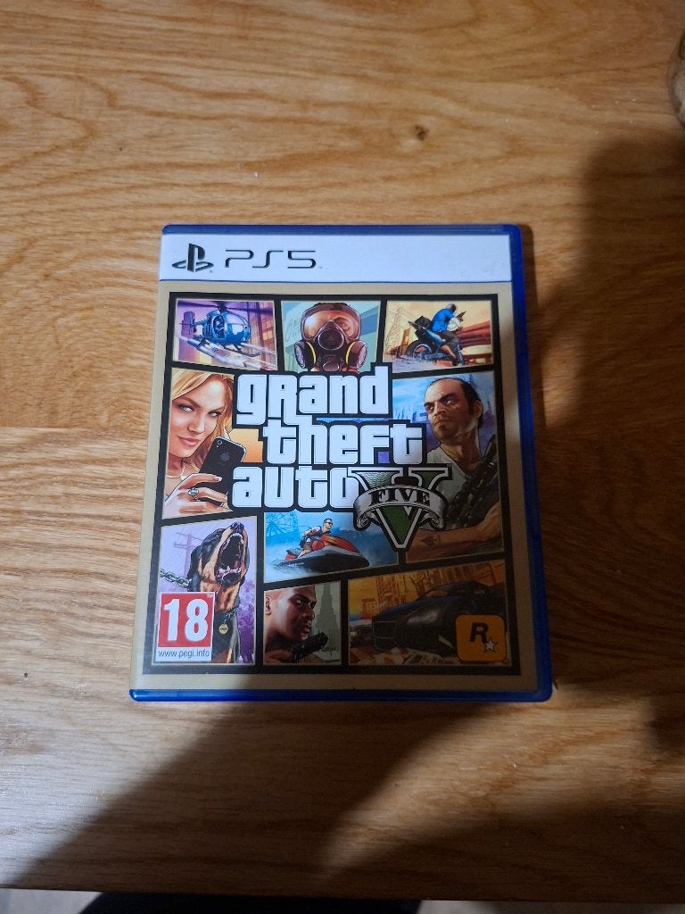 Jeu Sony Playstation 5 Grand Theft Auto V ++++ impecc, Ophalen of Verzenden, Zo goed als nieuw, Avontuur en Actie, Vanaf 18 jaar