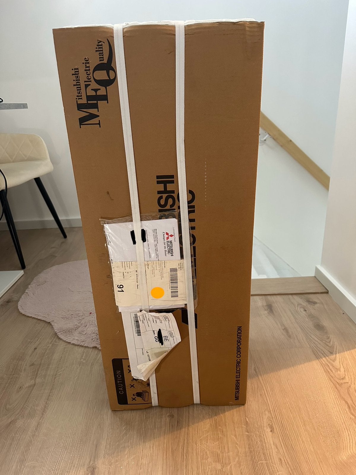 Vaste binnen airco 3,5kw Mitsubishi Electric Nieuw, Electroménager, Climatiseurs, Neuf, Moins de 60 m³, Enlèvement, Climatisation murale