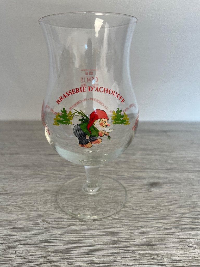 La chouffe glas, Verzamelen, Biermerken, Ophalen of Verzenden, Zo goed als nieuw
