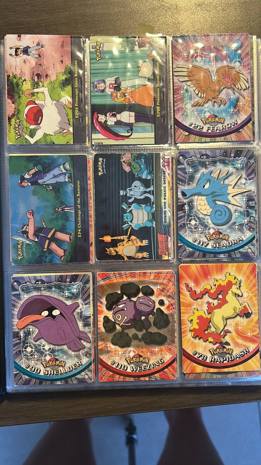 Pokemonkaarten, Enlèvement, Utilisé