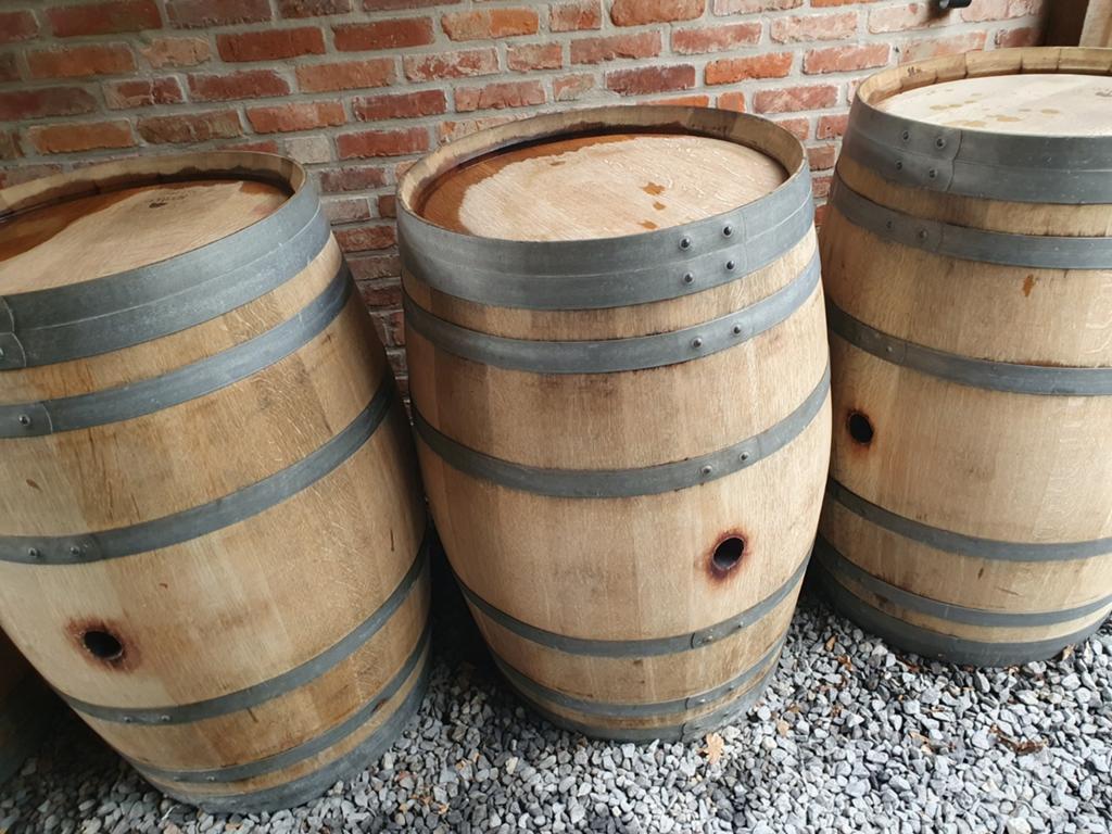 Stevig eiken wijnvat, wijnton, Tuin en Terras, Ophalen