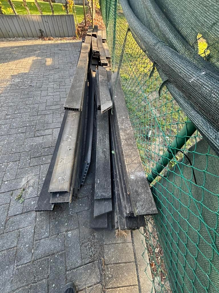 Composiet planken verschillende lengtes -verlaagde prijs-, Ophalen, Gebruikt, Composiet